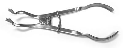 Rubber Dam Clamp Forceps. Ivory 16cm