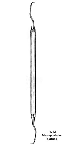 Curettes. 11/12 , Mesioposterior Surface
