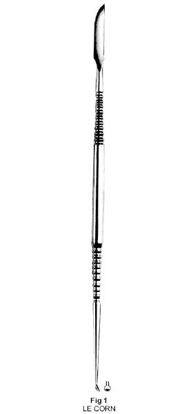 Wax & Modelling Instruments. Le corn. Fig.1
